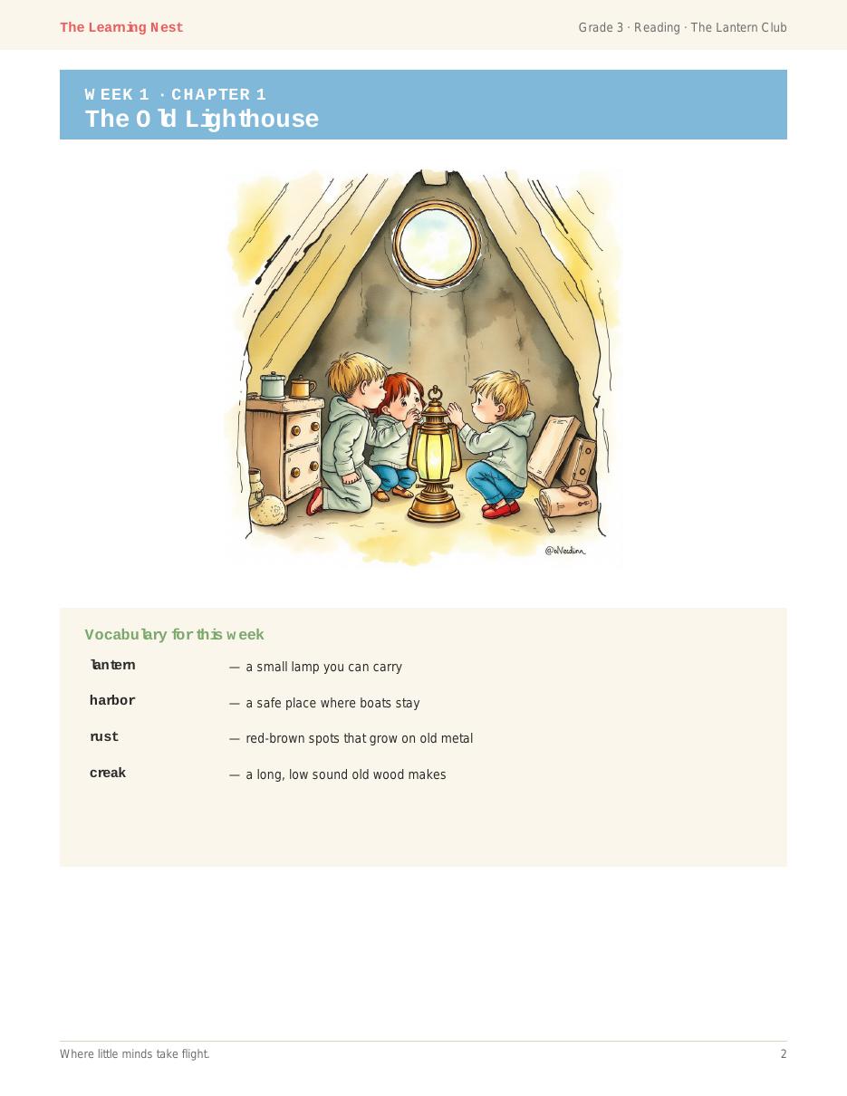 Grade 3 workbook preview, page 2